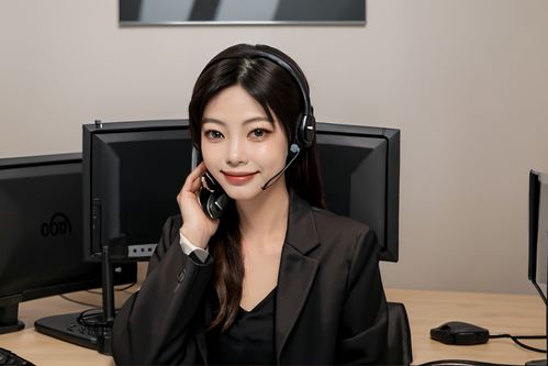 鏡頭下的專業與溫柔 電腦女性客服人物肖像攝影的藝術